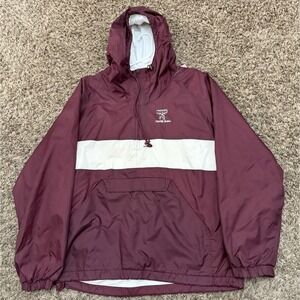 Vintage C.C. Creations TEXAS A&M AGGIES Pullover Windbreaker Jacket Sz Medium